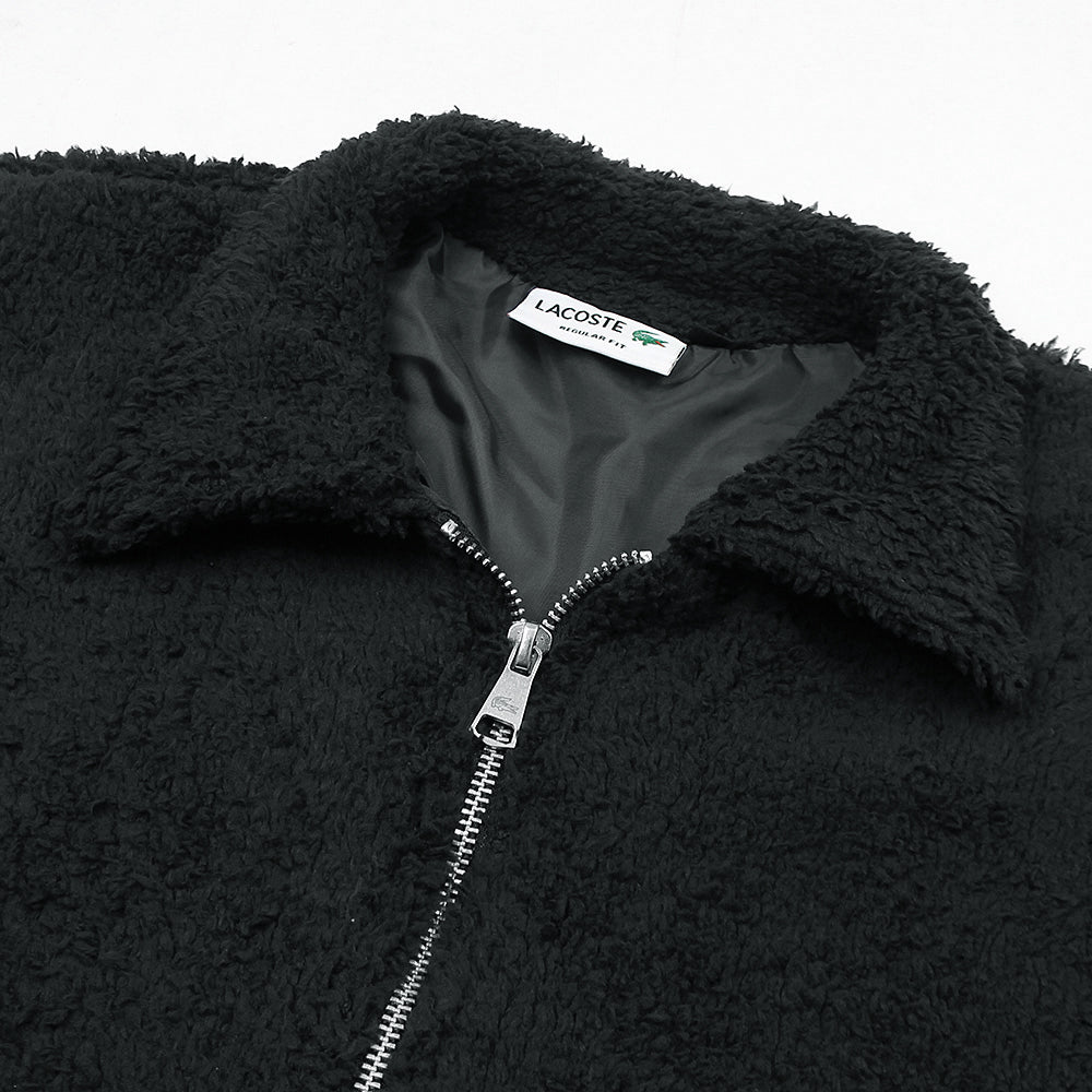 Lcste Imported Sherpa Zipper Jacket (Black)