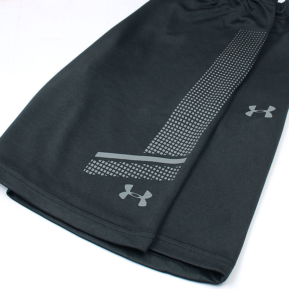 UA Premium Dri-Fit Woven Graphic Short (Charcoal Green)