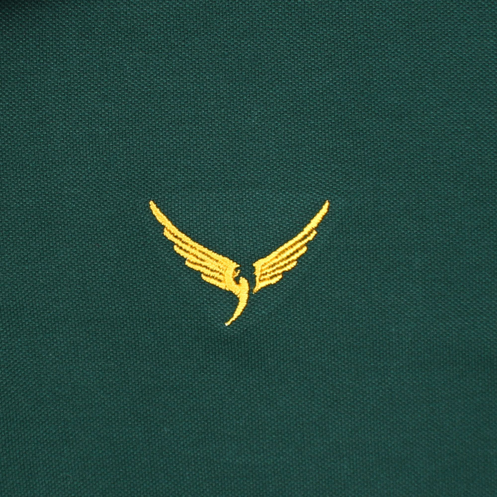 Cotton Eagle Premium Tipping Collar Polo Shirt (Green)