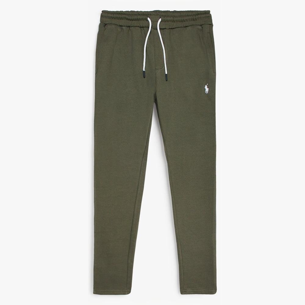 RL Premium Small Pony Cotton Fleece Tracksuit (Olive Green)