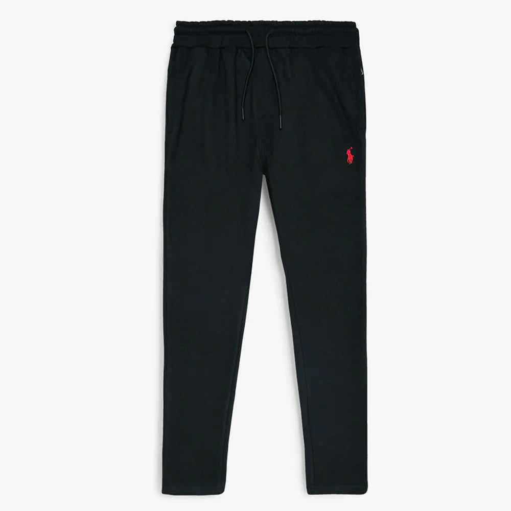 RL Premium Small Pony Cotton Fleece Trouser (Black)