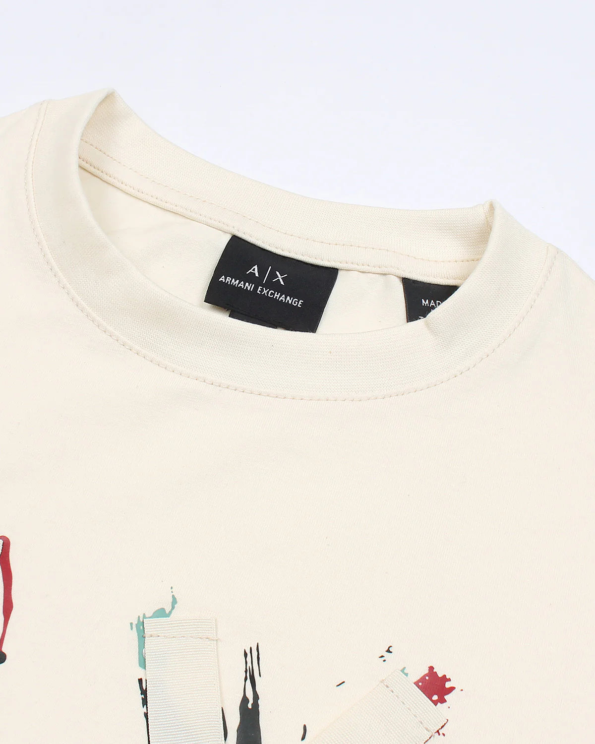 A-X IMPORTED MEN'S DESIGNER T-SHIRT (STONE)