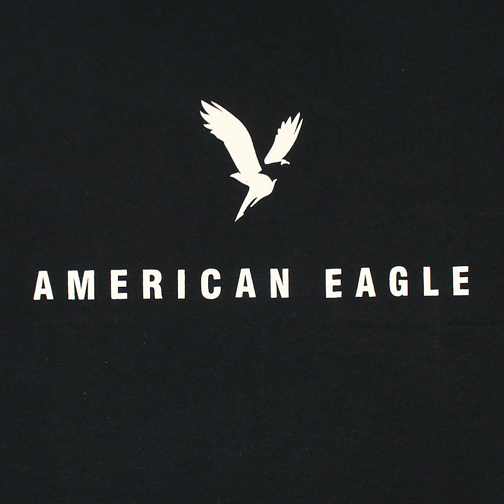 Amrcn Eagle Premium S/L Cotton T-Shirt (Black)