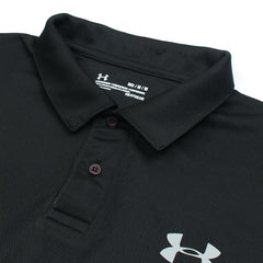 UA Imported Mesh Dri Fit Polo Shirt (Black)