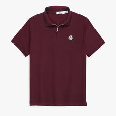 MNCLR Premium Zip Up Polo shirt (Maroon)