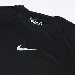 NKE Imported Mesh Shoulder Dri Fit T-Shirt (Black)