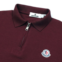 MNCLR Premium Zip Up Polo shirt (Maroon)