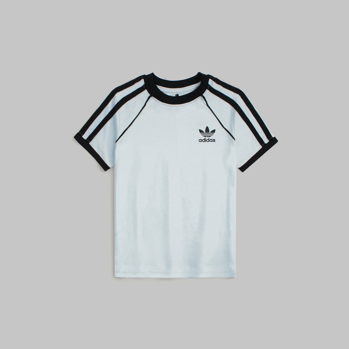 ADDAS PREMIUM KIDS PIPING DRIFIT T SHIRT (SKY BLUE)