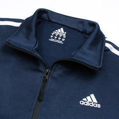 Addas Imported Polyester Fleece Zipper (Navy)