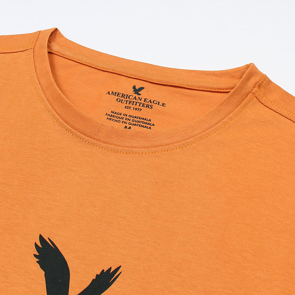 Amrcn Eagle Premium S/L Cotton T-Shirt (Mustard)