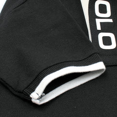 RL Kids Premium Placket Polo Shirt (Black)