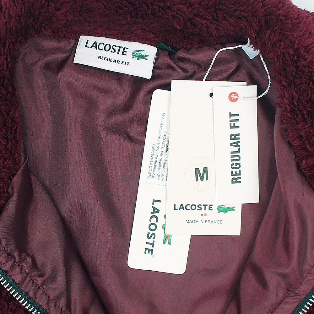 Lcste Imported Sherpa Zipper Jacket (Maroon)