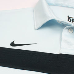 NKE PREMIUM MESH DRI-FIT PANALED POLO SHIRT (SKY BLUE)