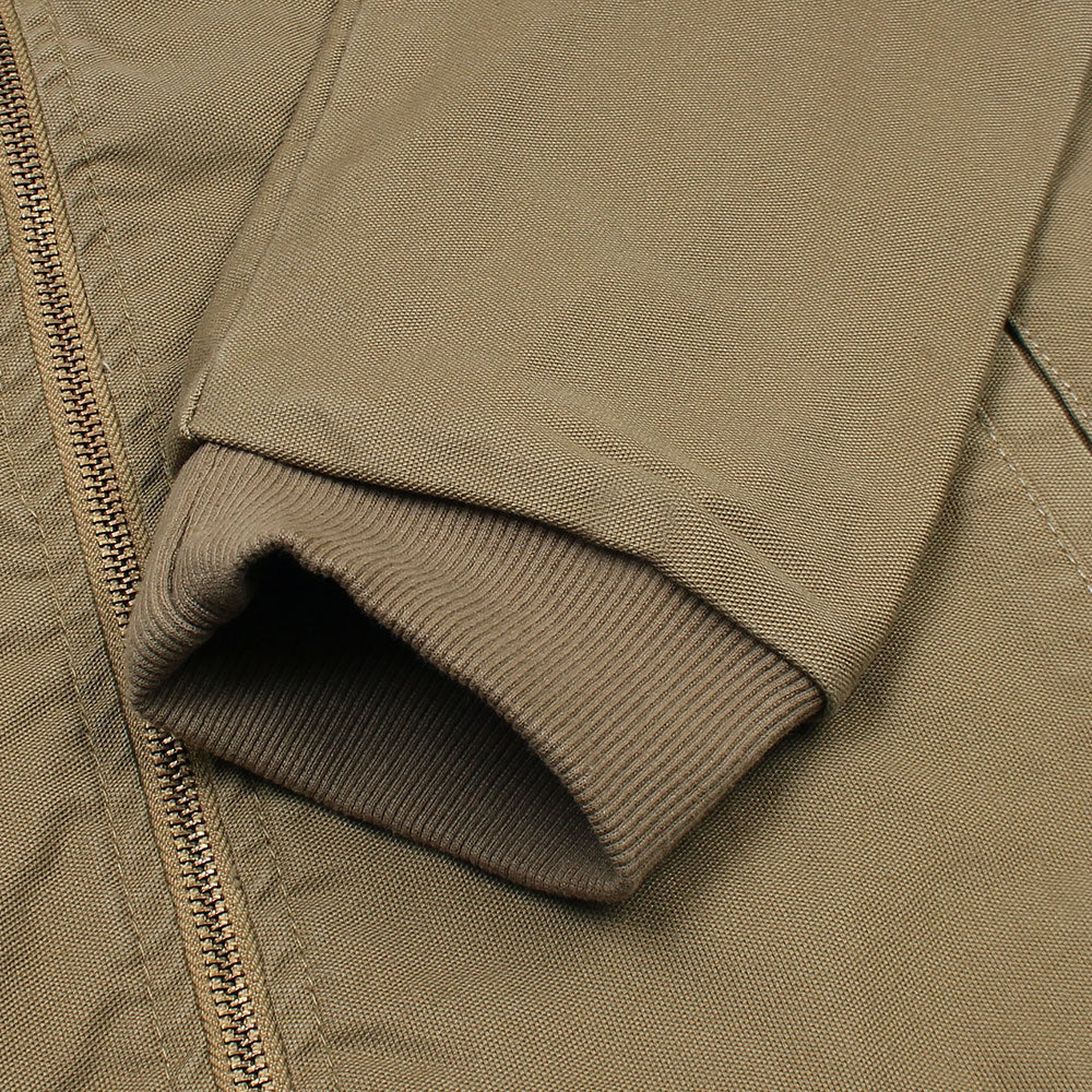 Z.A.R.A Premium Cotton Twill Fur Jacket (Khaki)