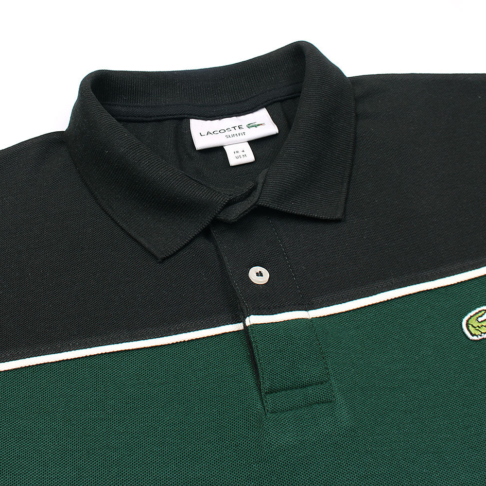 LCSTE MEN'S VINTAGE POLO (BLACK/GREEN)