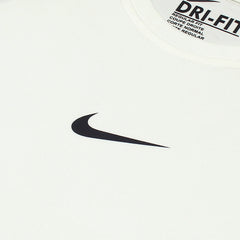 NKE Imported Mesh Shoulder Dri Fit T-Shirt (White & Black)