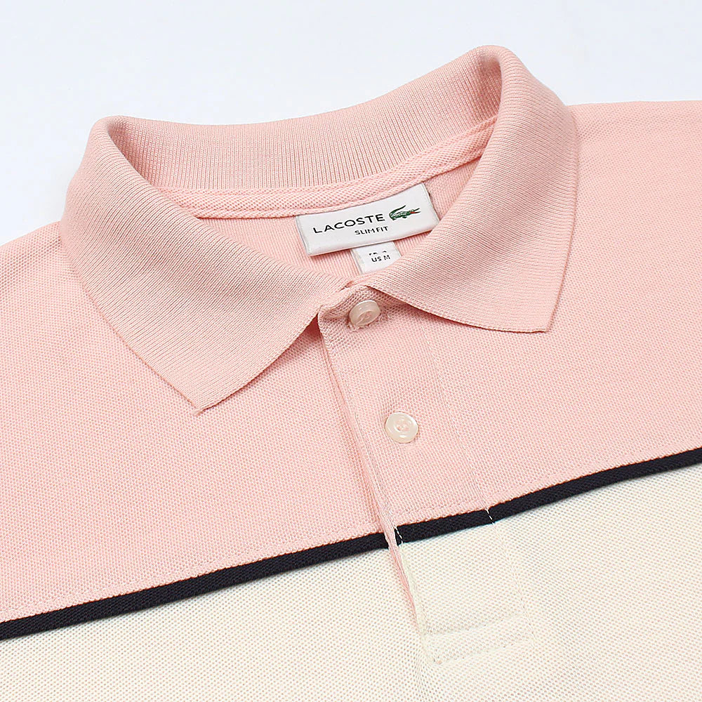 LCSTE MEN'S VINTAGE POLO (PINK/WHITE)