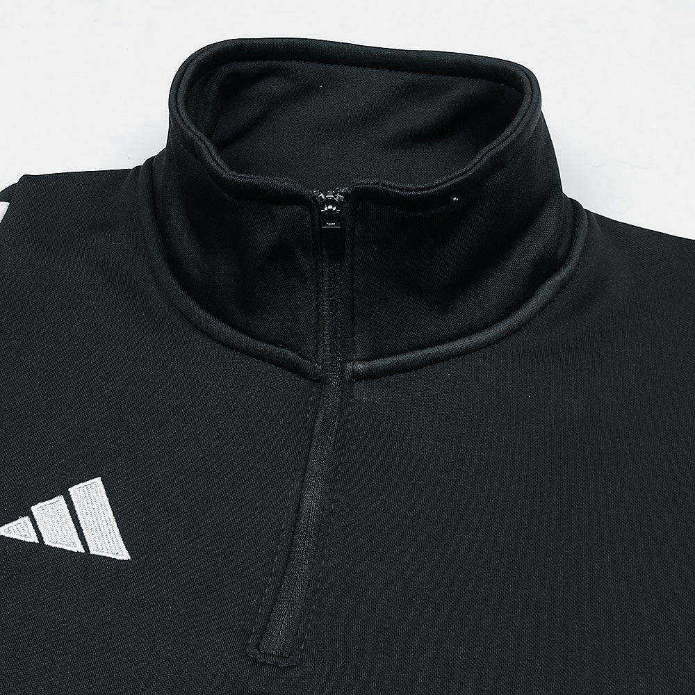 ADDAS Imported Tiro Piping Quarter Zip Tracksuit (Black)