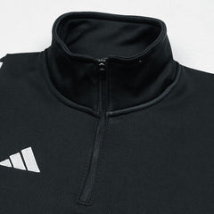 ADDAS Imported Tiro Piping Quarter Zip Tracksuit (Black)