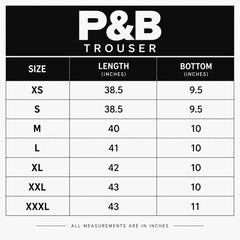 P&B LOOSE FIT COTTON TERRY TROUSER (BLACK)