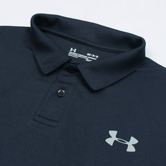 UA Imported Mesh Dri Fit Polo Shirt (Navy Blue)