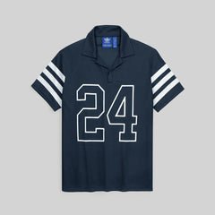 ADDAS PREMIUM INSPIRED 24 V NECK TRACKSUIT (NAVY BLUE)