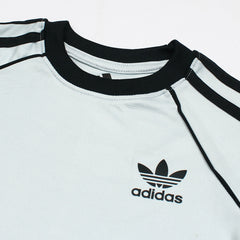 ADDAS PREMIUM KIDS PIPING DRIFIT T SHIRT (SKY BLUE)