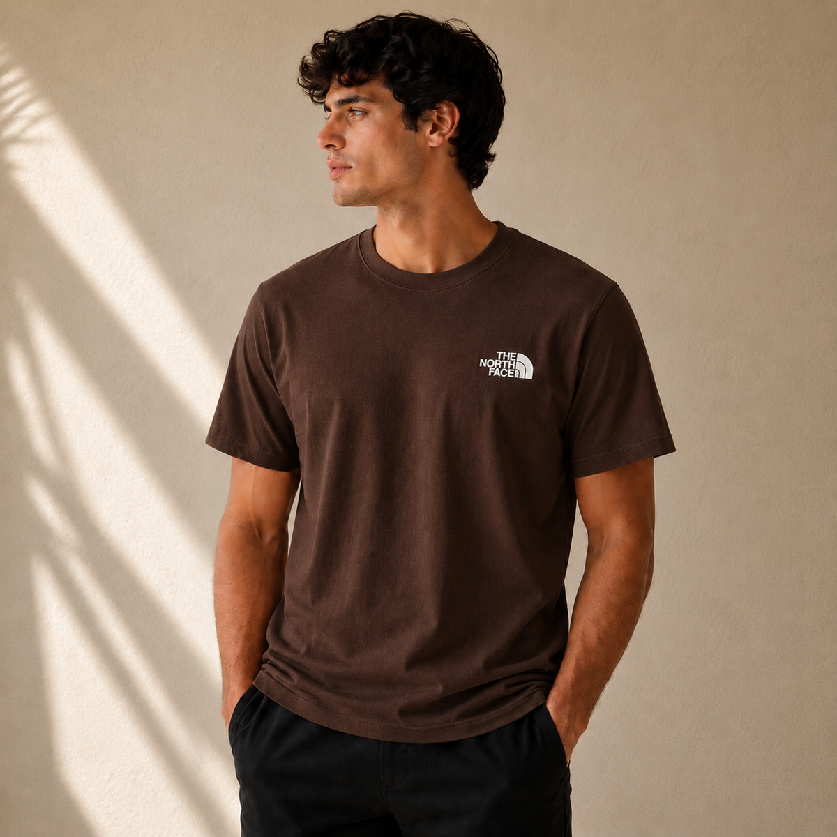 NF PREMIUM COTTON T-SHIRT (CHOCLATE BROWN)