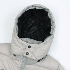 RL PREMIUM MEN DOWN HOODED PUFFER JACKET (GREY)