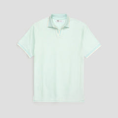 ZR PREMIUM MEN'S V NECK POLO SHIRT (SEA GREEN)