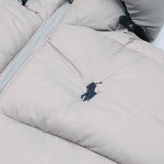 RL PREMIUM MEN DOWN HOODED PUFFER JACKET (GREY)