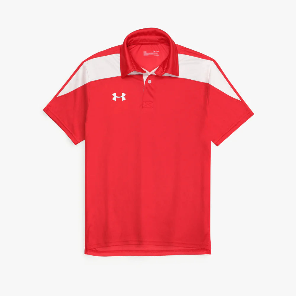 UA PREMIUM MEN'S DRI FIT CLUTH POLO (RED)