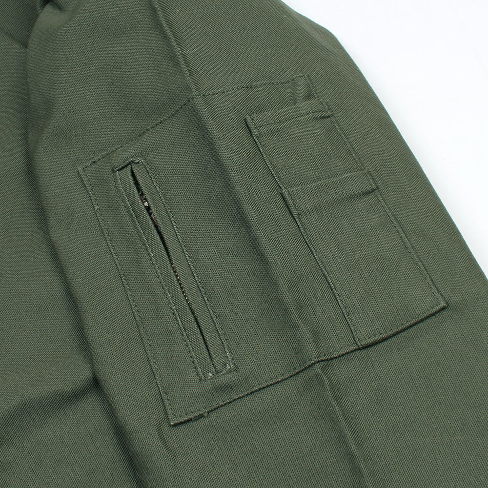 Z.A.R.A Premium Cotton Twill Jacket (Olive Green)