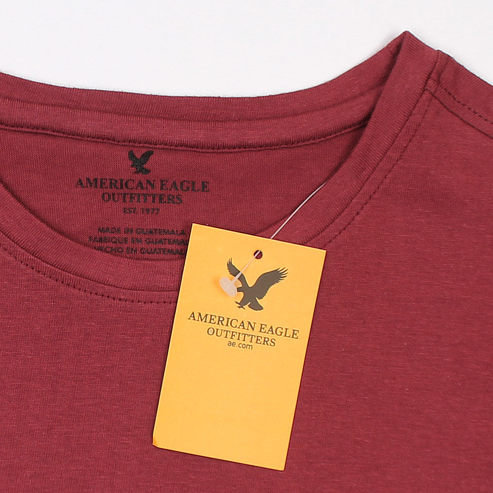 Amrcn Eagle Premium Cotton T-Shirt (Maroon)