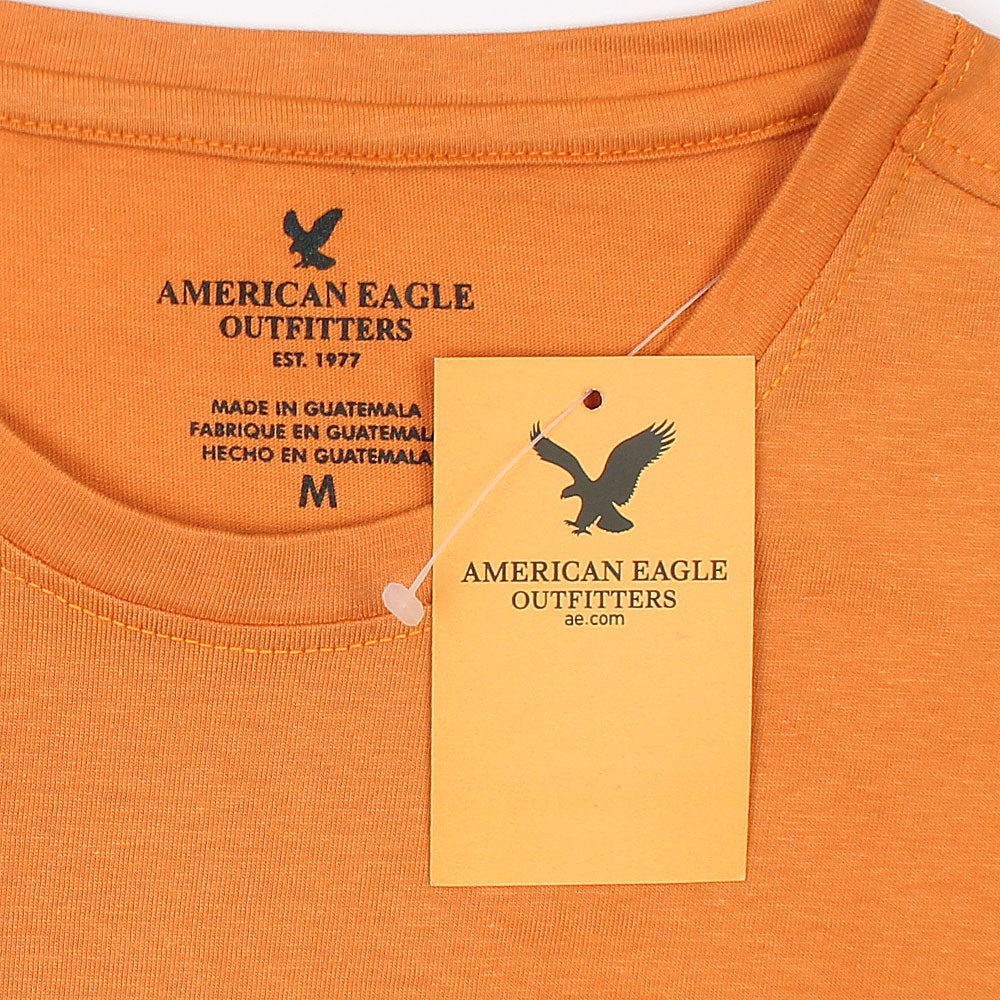 Amrcn Eagle Premium S/L Cotton T-Shirt (Mustard)