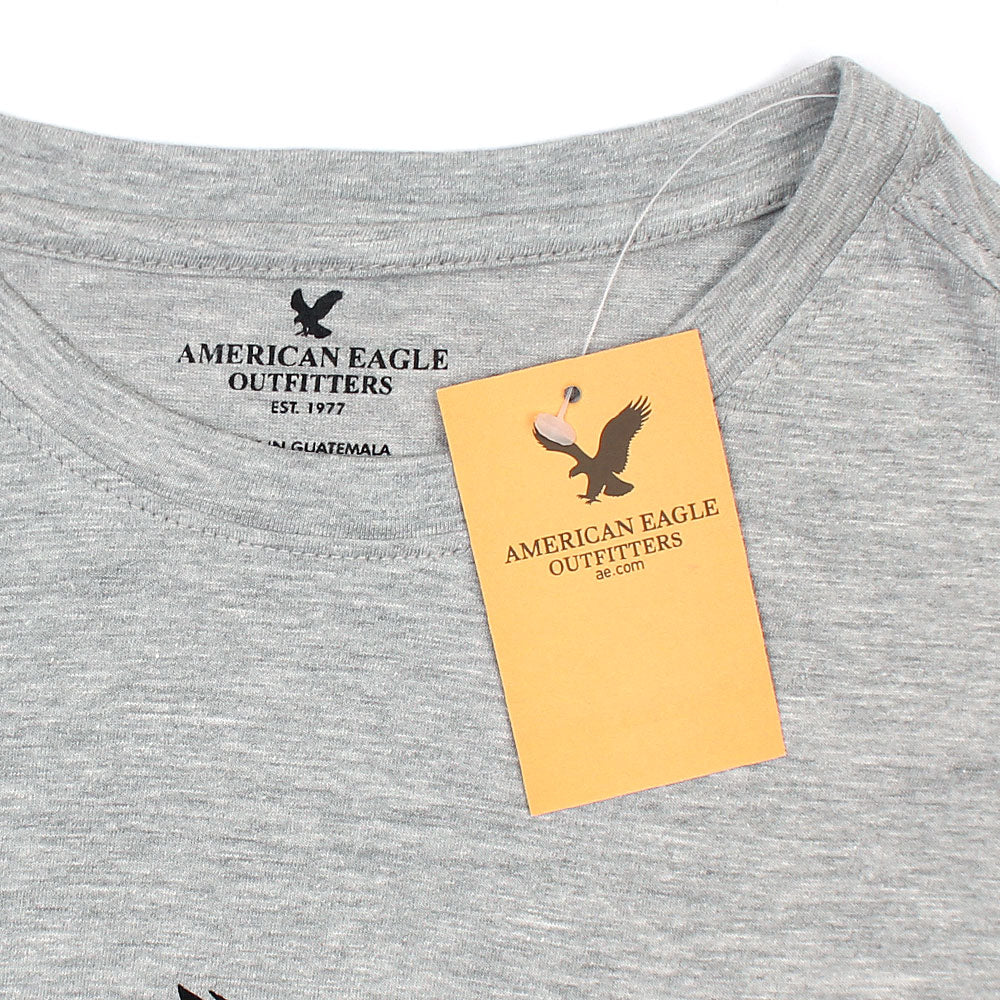 Amrcn Eagle Premium Cotton T-Shirt (Heather Grey)