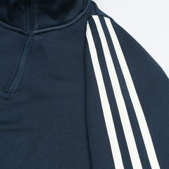 ADDAS Imported Tiro Piping Quarter Zip Tracksuit (Navy Blue)