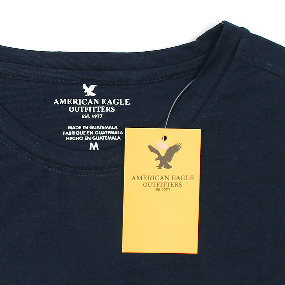 Amrcn Eagle Premium Cotton T-Shirt (Navy Blue)