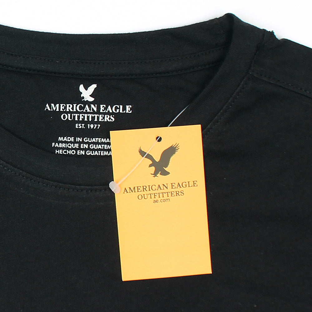 Amrcn Eagle Premium Cotton T-Shirt (Black)