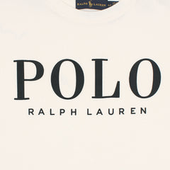 RL PREMIUM OVERSIZED WAFFLE LOGO PONY T-SHIRT (OFF-WHITE)