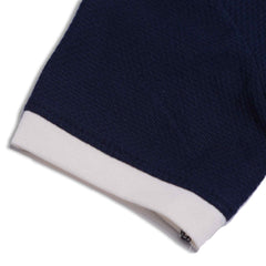 RL PREMIUM KIDS V NECK POLO SHIRT (NAVY BLUE)