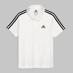 ADDAS Imported Mesh Dri Fit Polo Shirt (Off-White)