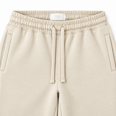 ZR12 PREMIUM INTERLOCK BAGGY FIT TROUSER (BEIGE)