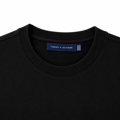 TOMMY SIGNATURE STRIPE T-SHIRT (BLACK)