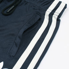 ADDAS PREMIUM KIDS PIPING DRIFIT SHORT (NAVY BLUE)