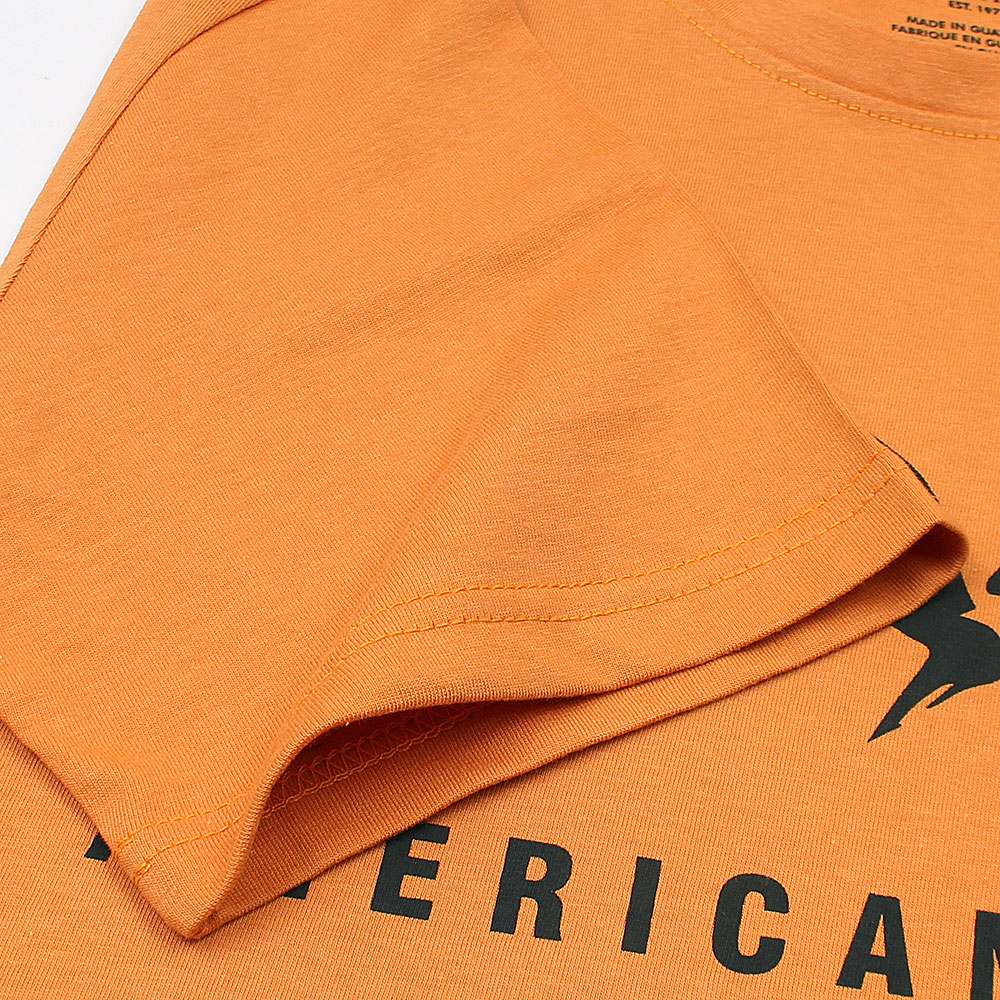 Amrcn Eagle Premium S/L Cotton T-Shirt (Mustard)