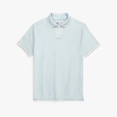 ZR PREMIUM MEN'S V NECK POLO SHIRT (SKY BLUE)