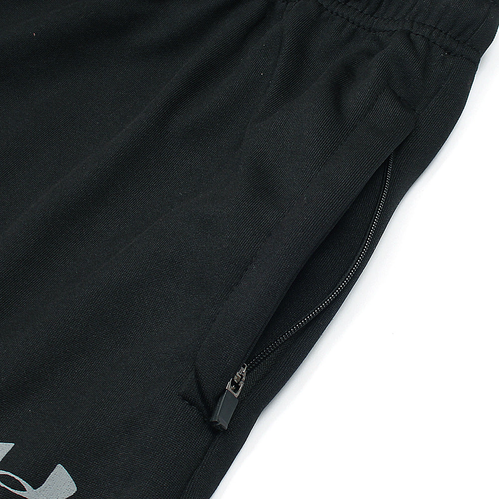 UA Premium Dri-Fit Woven Graphic Short (Black)