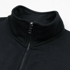 RL12 Premium Small Pony Cotton Fleece Zipper Jacket (Black)