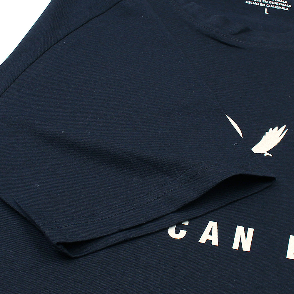 Amrcn Eagle Premium S/L Cotton T-Shirt (Navy Blue)